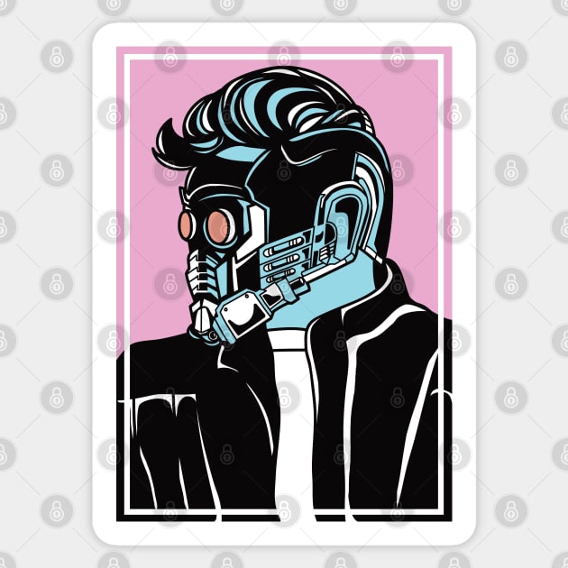 Star-pop-Lord Sticker by miraazalia@gmail.com